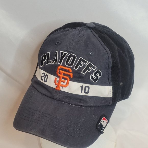 SF Giants 2010 Playoffs Hat MLB Authentic Post Season Adjustable - Picture 1 of 8